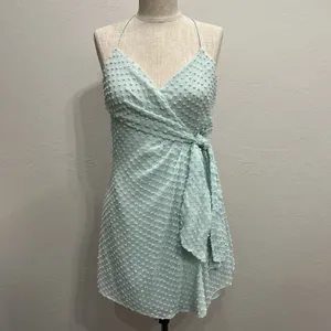 Alice & Olivia‎ 2 Dress Silk Katie Tie Mini Swiss Dot Flo Fulton Bold Beautiful thumbnail 3