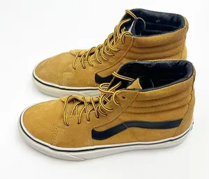 VANS Suede Wheat Tan Black SK8 High Top Sneakers, Size 6.5 thumbnail 3
