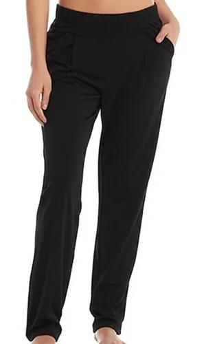 Jennifer Lopez Women Black Pleated Baggy‎ Stretch Pants Designer Size Small thumbnail 1