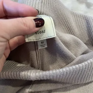 Sioni Sweater Pants Size M Wide Leg Pull On Lounge Leisure Quiet Luxury Neutral thumbnail 10