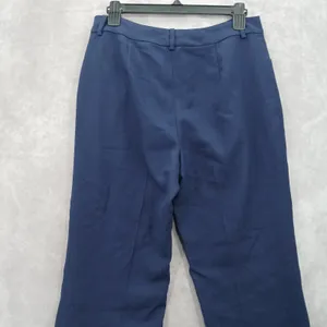 Wool Office Resort‎ Y2K Lauren Ralph Lauren Blue Straight Chino Formal Pants 6 thumbnail 5