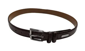 Polo Ralph Lauren Brown Italian Leather Dress Belt Unisex Size 32/80 SKU 6992 thumbnail 1