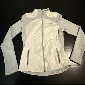 The North‎ Face Women's White and Gray Ski Jacket thumbnail 1