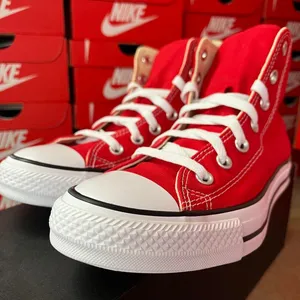 Converse Women's Red Trainers thumbnail 1