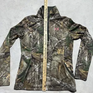 Under Armour Women's SZ Small Realtree Xtra Camo 1/4 Zip Hunting Pullover thumbnail 5