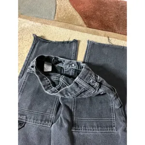 J. Galt Y2K Brandy Melville Black Carpenter‎ Jeans Raw Hem S Streetwear thumbnail 6