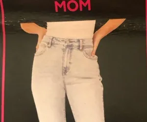 Adorable 2 Toned Jeans Blue thumbnail 7