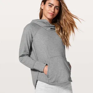 Lululemon Time Out Hoodie Heathered Bleached Coral / Heathered Medium Grey 6‎ thumbnail 3
