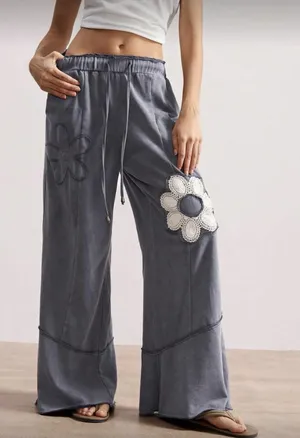 Boho Wide-Leg Pants  thumbnail 1