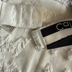Calvin Klein Black and White Cross-Back Bra thumbnail 4