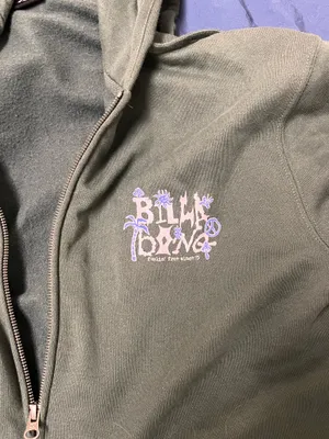 green oversized zip up billabong thumbnail 6