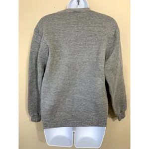 Vintage Russell Athletic Womens Small Sweatshirt Husky Dog‎ Gray 90s USA Hearts thumbnail 6
