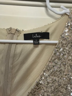 Lulus Weekender Silver Sequin Faux-Wrap Mini Dress thumbnail 3