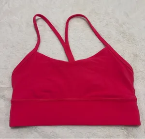 Coral lululemon sports bra thumbnail 1
