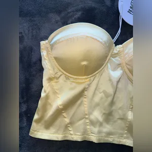 Princess Polly Koko Bustier in Lemon Size 2 New with tag thumbnail 12