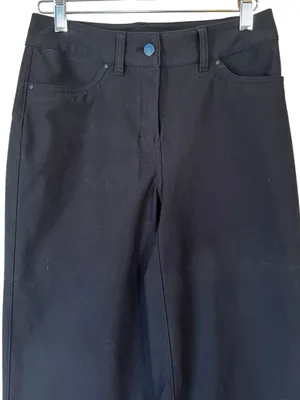 Lululemon City Sleek 5 Pocket Wide-Leg High-Rise Pant Utilitech Black thumbnail 2
