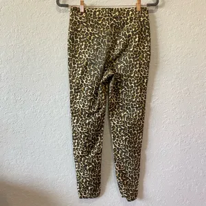 We the Free People Leopard Print High Waist Skinny Jeans SZ 27 Boho thumbnail 2