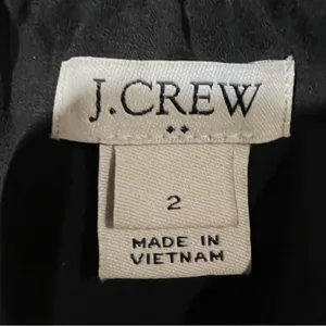 J.Crew Factory Black Embroidered Tank Top Size 2 thumbnail 5