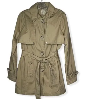 J2 by‎ JouJou Tan Belted Coat Size M thumbnail 1