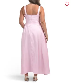 Caroline Constas sleeveless taffeta waist detail dress thumbnail 2