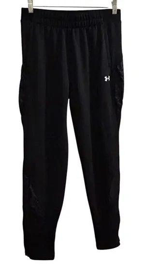 Under Armour Women's Tall‎ Black Sweatpants Size M Casual Relaxed Fit thumbnail 1