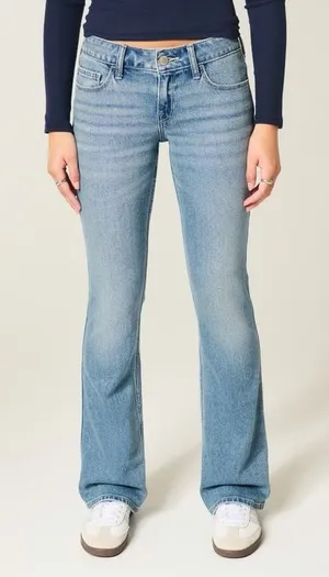 Hollister Low-Rise Bootcut Jeans thumbnail 1