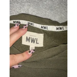 mwl madewell cropped sweatshirt dark green xs thumbnail 7
