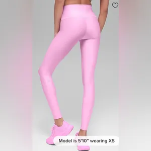 Alo Yoga NWT High Waist Airlift Leggings Candy Heart Pink Size M thumbnail 3