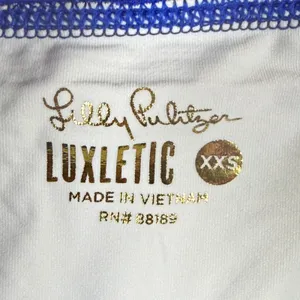 Lilly Pulitzer Luxletic XXS Ruffled Skort Blue White Pink Colorblock Activewear thumbnail 3