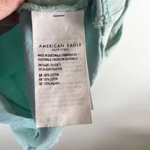American Eagle Outfitters Shirt Follow The Music Van Surf Board Light Green‎ XS thumbnail 5
