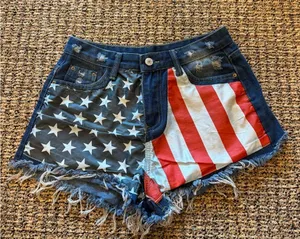 Patriotic Denim Women's Shorts thumbnail 1