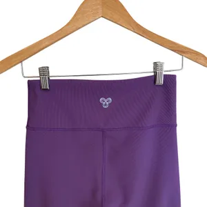 Aritzia TnAction Ribbed High-Rise 7" Biker Shorts in Breezy Purple Size Medium thumbnail 6