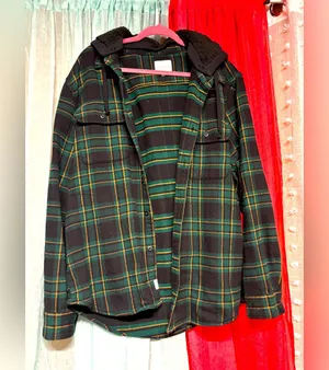 American Eagle Outfitters flannel plaid jacket/ XXL thumbnail 1