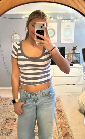 Hollister Striped Top thumbnail 1