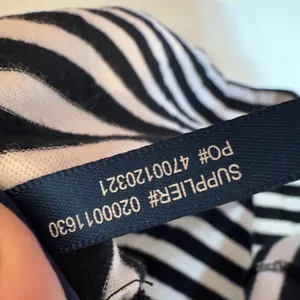 Ralph Lauren Navy White Striped V-Neck Long Sleeve‎ Cotton Tee Shirt Size Medium thumbnail 6
