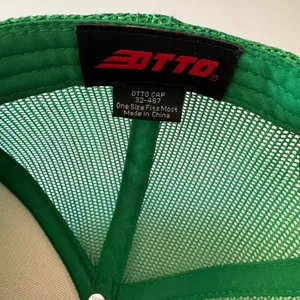 Green Trucker Hat with Patch thumbnail 4