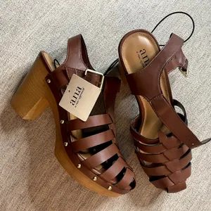 A.N.A. Jordan Studded Cognac Brown‎ Studded Sandals 9.5 Strappy New thumbnail 3
