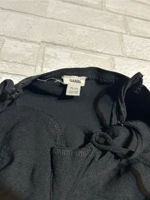 Garage Classic Black Spaghetti-Strap Bodycon Dress thumbnail 4