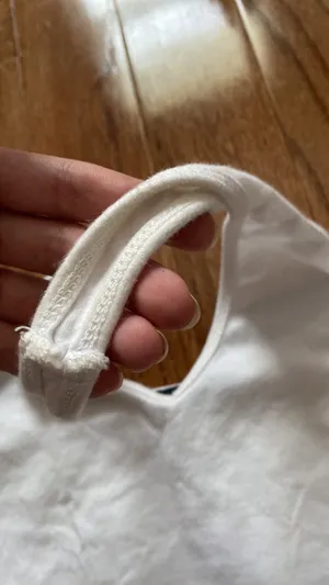 Brandy Melville John Galt White Alexis Halter Cropped Top thumbnail 5