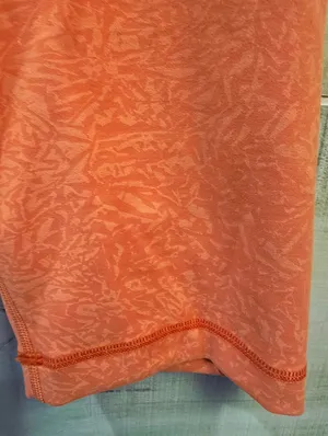 {2} Lululemon Wunder Train Crunch Warm Coral Orange Shorts thumbnail 4
