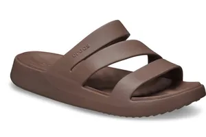 Crocs Women's Getaway Strappy Sandals – Truffle Brown – Size 11 NWOT thumbnail 1