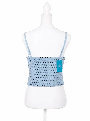 Cupshe Light Blue Polka Dot Spaghetti Strap Cami thumbnail 4