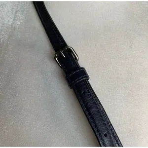 Coach Mickey Navy Blue Pebbled Leather Drawstring Bucket Bag Crossbody Classic thumbnail 13