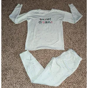 Lauren Conrad Women's 2PC light green Sweat‎ Suit Pajamas set Size XS thumbnail 1
