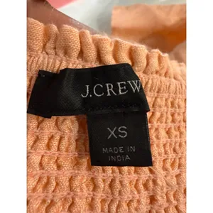 J.Crew Womens Linen Smocked Tube Top Mini Skirt Peach BG546‎ XS New thumbnail 5