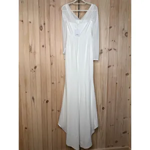 NWT Lulus Forever Remarkable White Bustier Off-the-Shoulder Maxi Dress Bridal XS thumbnail 5