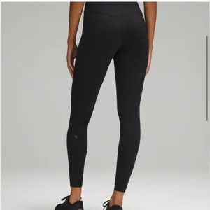 Lululemon Base Pace High-Rise Tight 28" *Brushed‎ Sz 10 in Black thumbnail 2