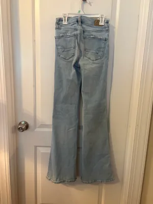  american eagle next level stretch jeans bootleg/flare jeans thumbnail 3