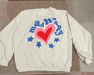 MADHAPPY HEART WHITE SWEATSHIRT SZ MEDIUM M thumbnail 1