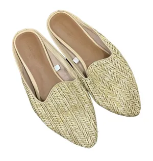 Universal Thread Violet Light Brown Woven‎ Slip On Mules 9 thumbnail 1